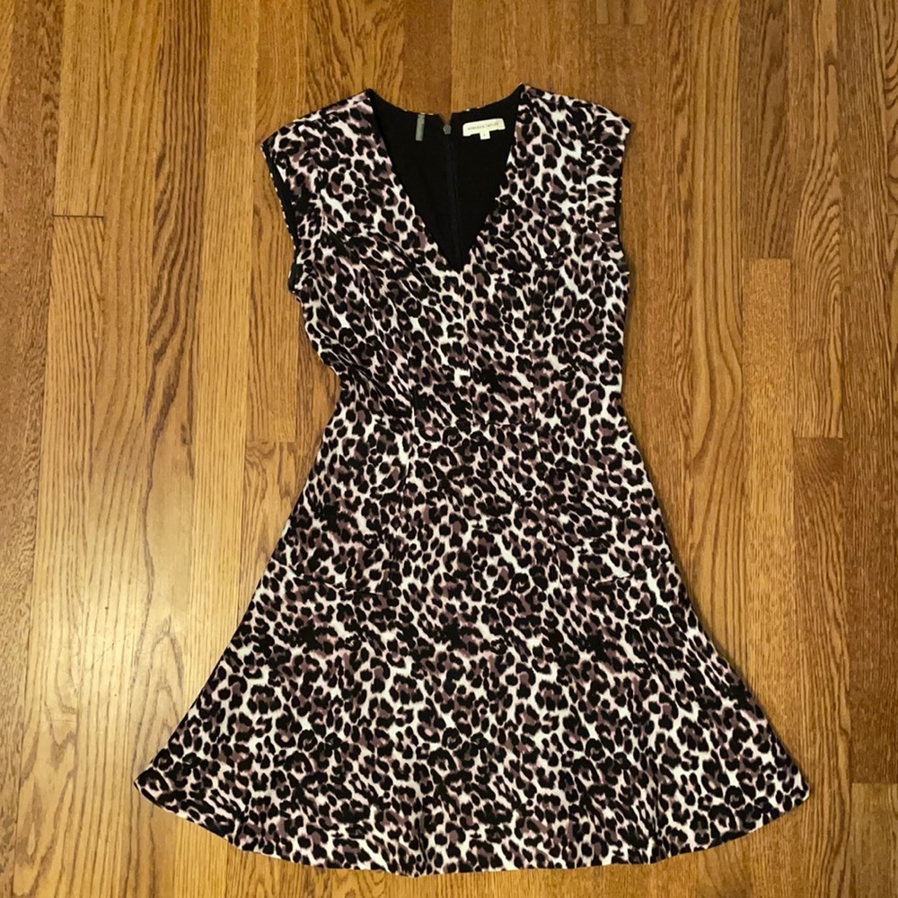 Rebecca Taylor leopard print dress.